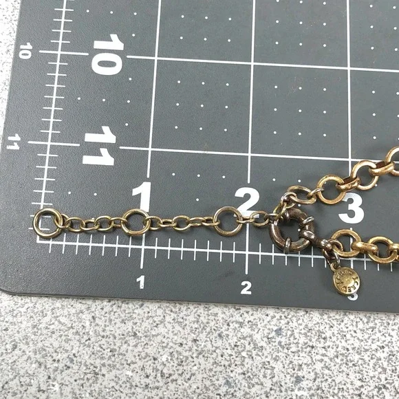 J Crew Anna Wintour Necklace Georgian Collet RIviere Rivoli Clear Crystal Brulee - Picture 9 of 9